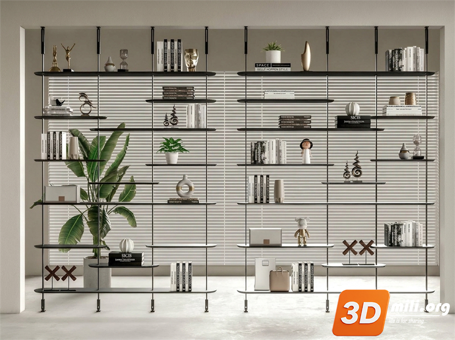 Bookcase Skp Files